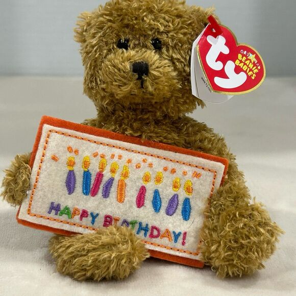 Ty Beanie Babies Happy Birthday The Bear 2006 - Picture 10 of 12